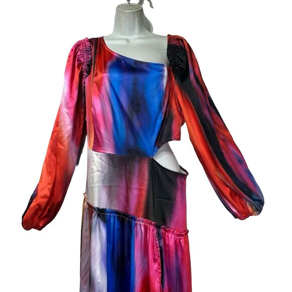 The Drop Womens Multi Asymmetrical Neck Cut-Out Dress Size XXL - Picture 2 of 13